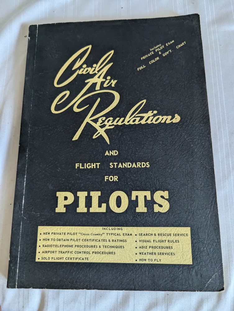 Civil Air Regulations and Flight Standards for Pilots book 1960