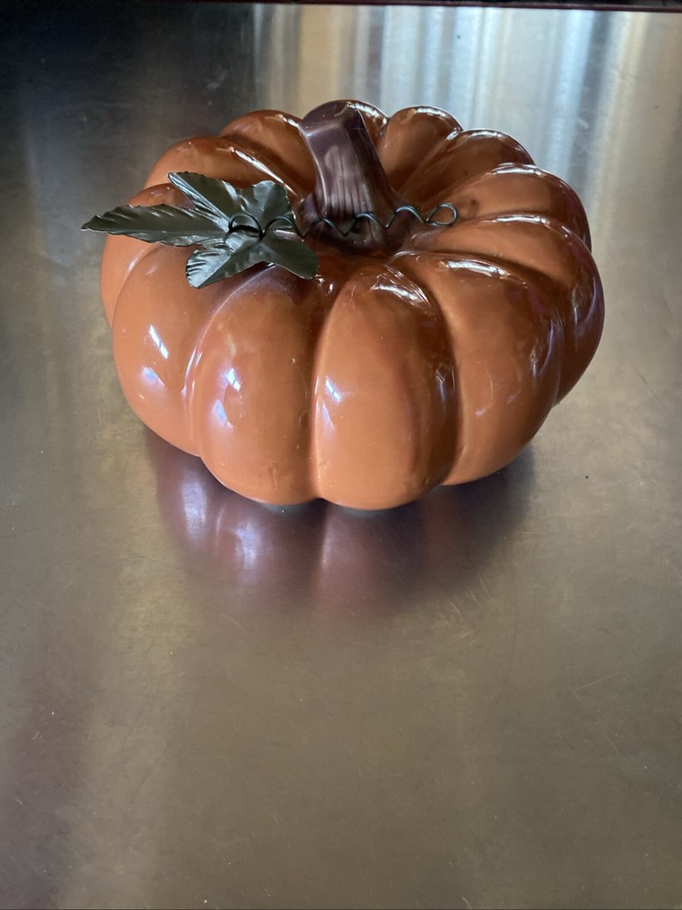 Ceramic Pumpkin Fall Autumn Thanksgiving Halloween Decoration