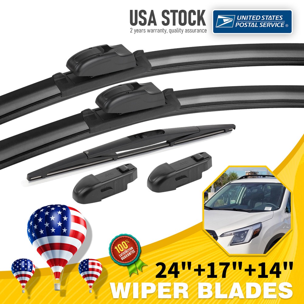 3-Piece OEM Quality Wiper Blades Kit - 24