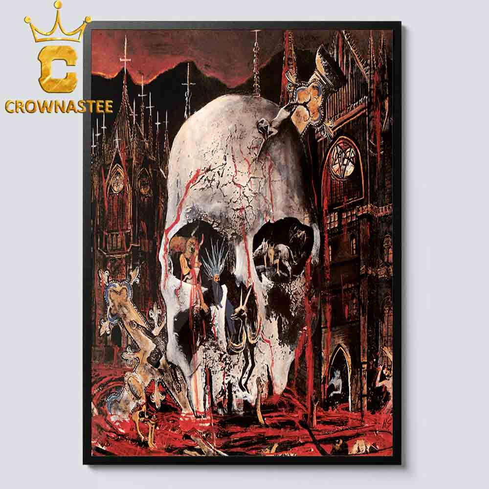 Slayer South Of Heaven Metal Print Poster for Home Decor No Frame
