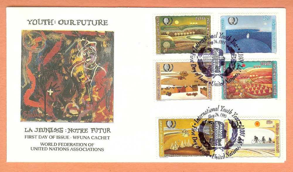 SYLVESTER STALLONE PLATE-SIGNED LIMITED EDITION UNITED NATIONS WFUNA ART CACHET