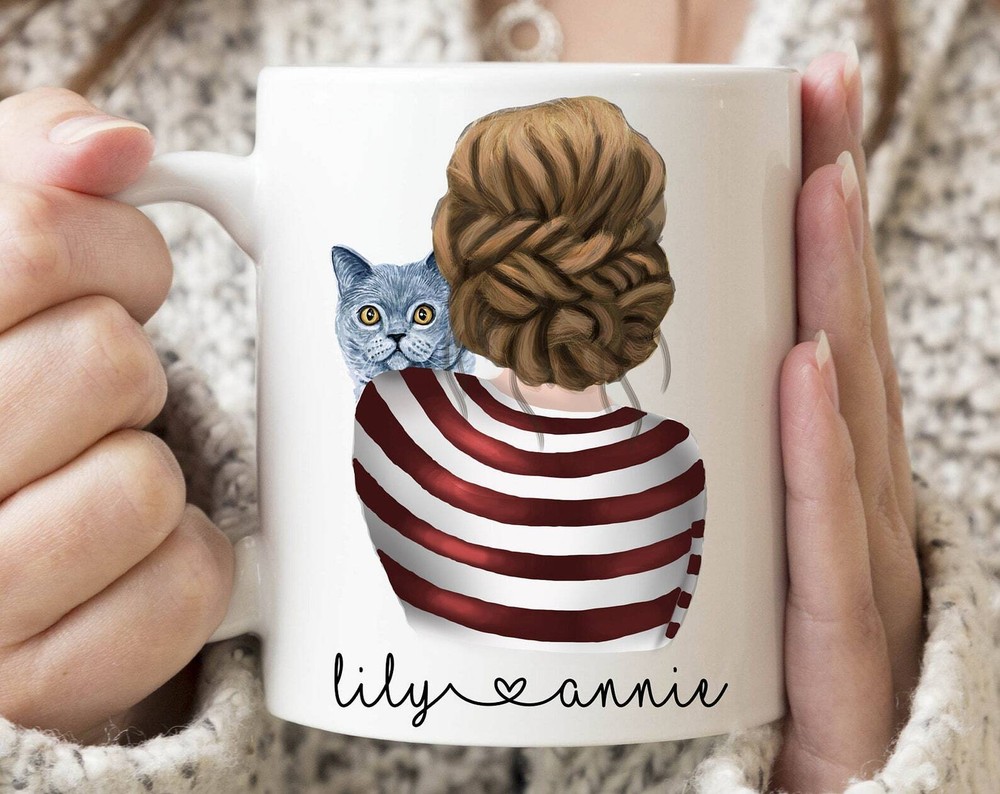 British Blue Cat Gift British Blue Gifts Personalized British Blue Mug British