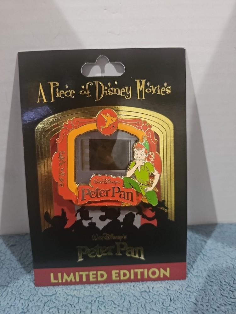 Peter Pan Piece of Disney Movies pin PODM Actual Cel from Movie LE 2000 - Nana