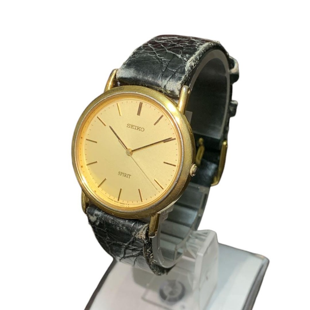 Vintage Seiko Spirit 5E21-6000 Men's Watch Fully Functional