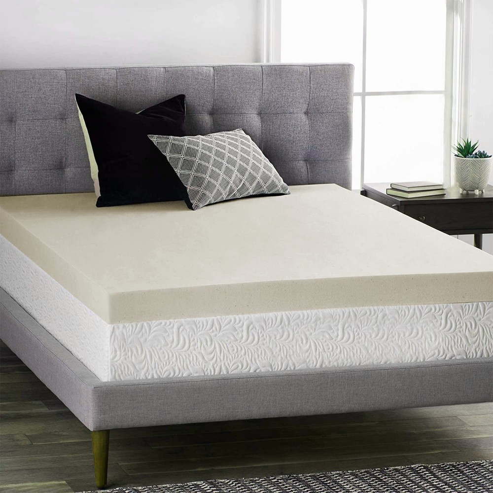 Spring Sleep High Density Foam Topper,Adds Comfort to Mattress, Full Size