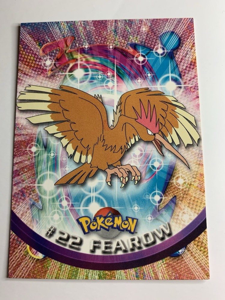 1999 Topps Pokemon TV Animation Green Logo #22 Fearow Free Shipping