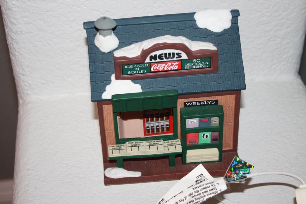 Coca-Cola Town Square NEWSSTAND Collectible Bottle