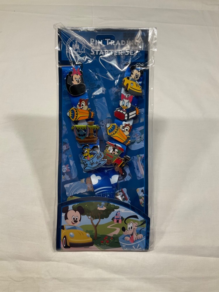 NEW Disney Parks Trading Starter Set 2014 - 8 pins w/Baby Characters in Vehicles