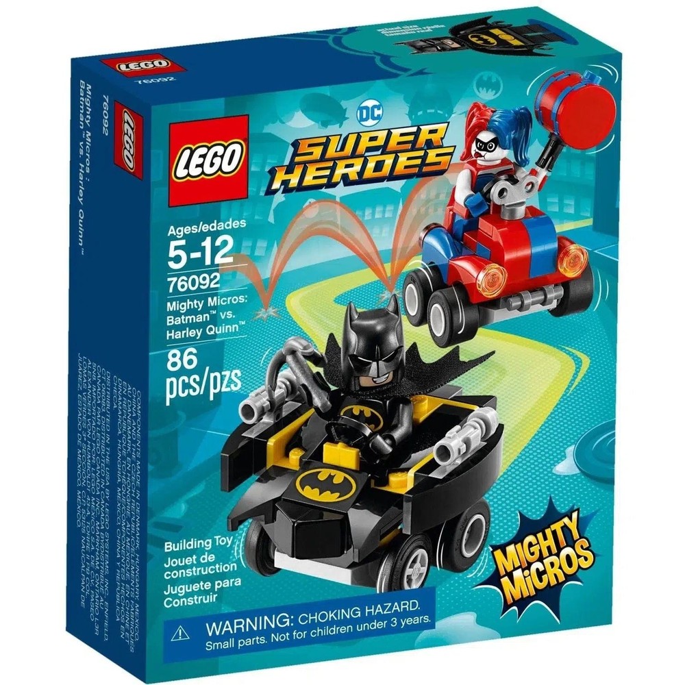 LEGO DC Super Heroes Mighty Micros Batman vs Harley Quinn Building Set