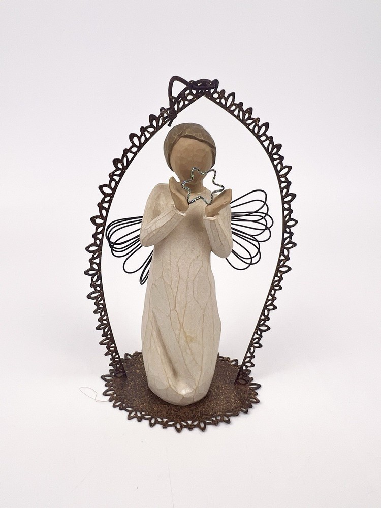 NWOT Demdaco Willow Tree Bright Star Angel Trellis Ornament 26260