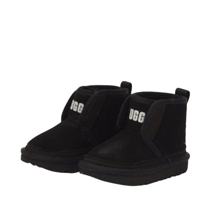 UGG Neumel Ez-Fit Boots Toddler Baby’s Size 6 - Black Treadlite 1121037T