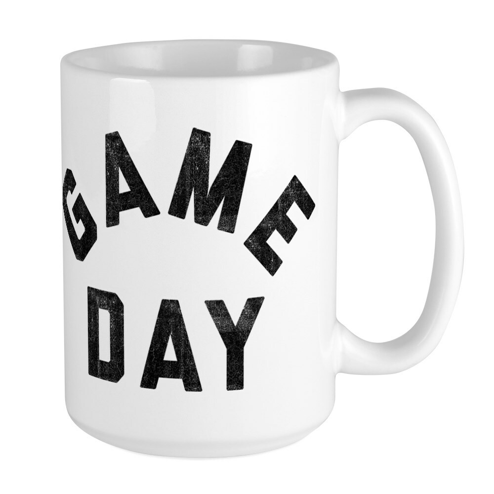 CafePress Game Day Coffee Mug, Large 15 oz. White Coffee Cup (91947720)