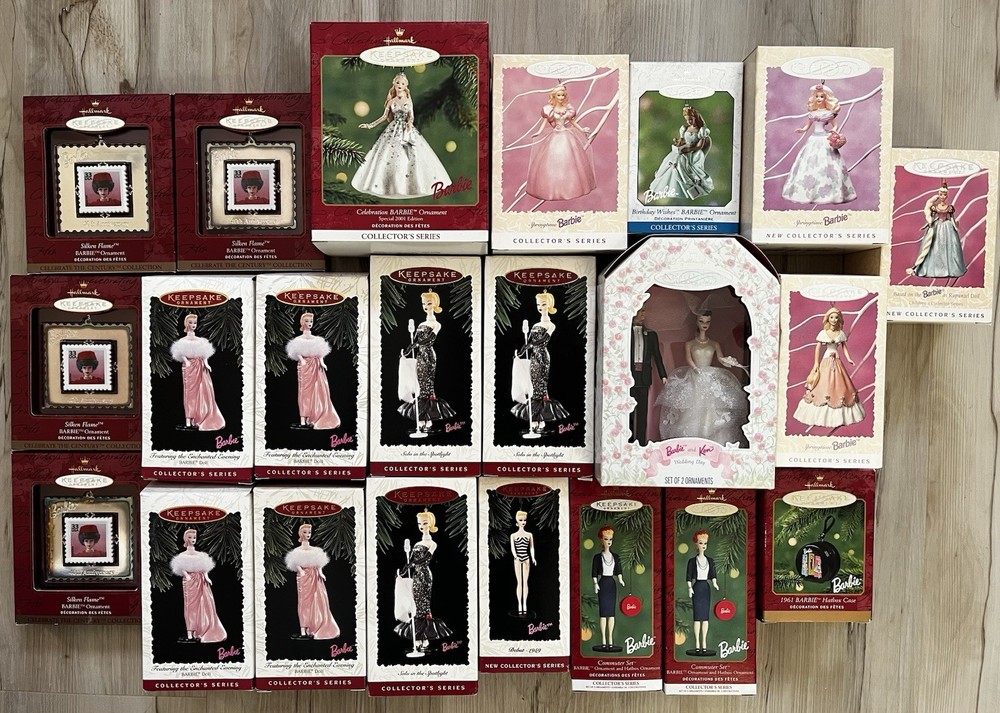 Barbie Ornament Lot Of 22