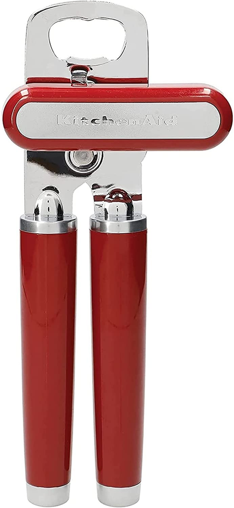 Classic Multifunction Can Opener / Bottle Opener, 8.34-Inch, Empire Red