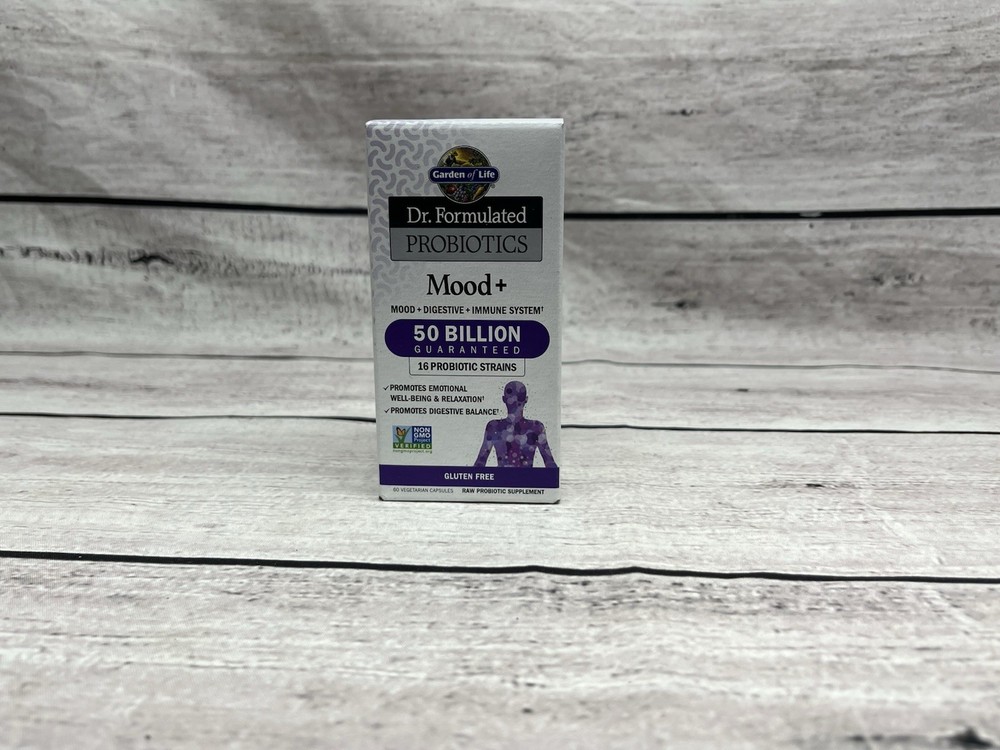 Garden of Life Dr Formulated Mood+ Probiotics 60 Veggie Caps