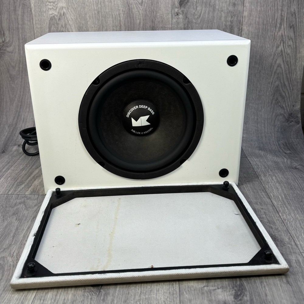 Miller & Kreisel M&K Sound K-9 Active Powered Subwoofer Sub White Bass K9WHUK