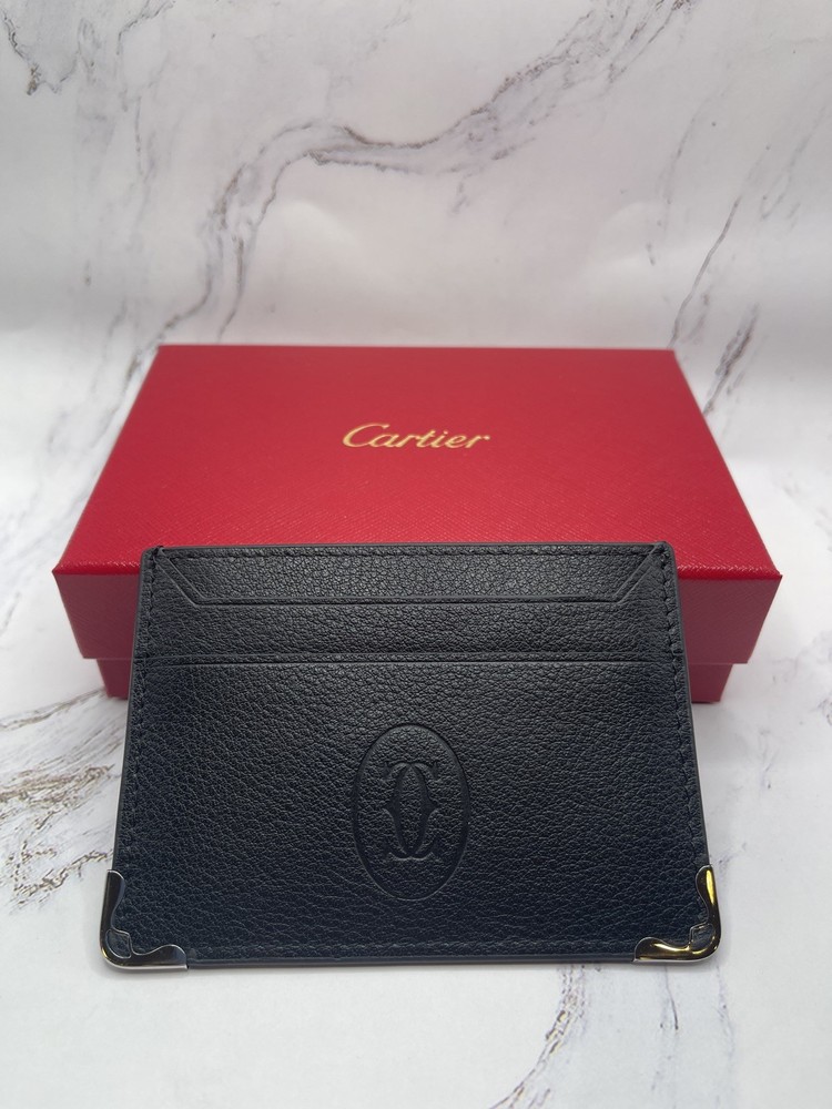 Cartier Cardholder Black Calfskin Must de Cartier Card Wallet - AD VIP Gift