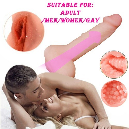 1pc-Penis Sleeve Male Realistic Vagina Pocket Pussy Masturbator Sex Toys Men NEW