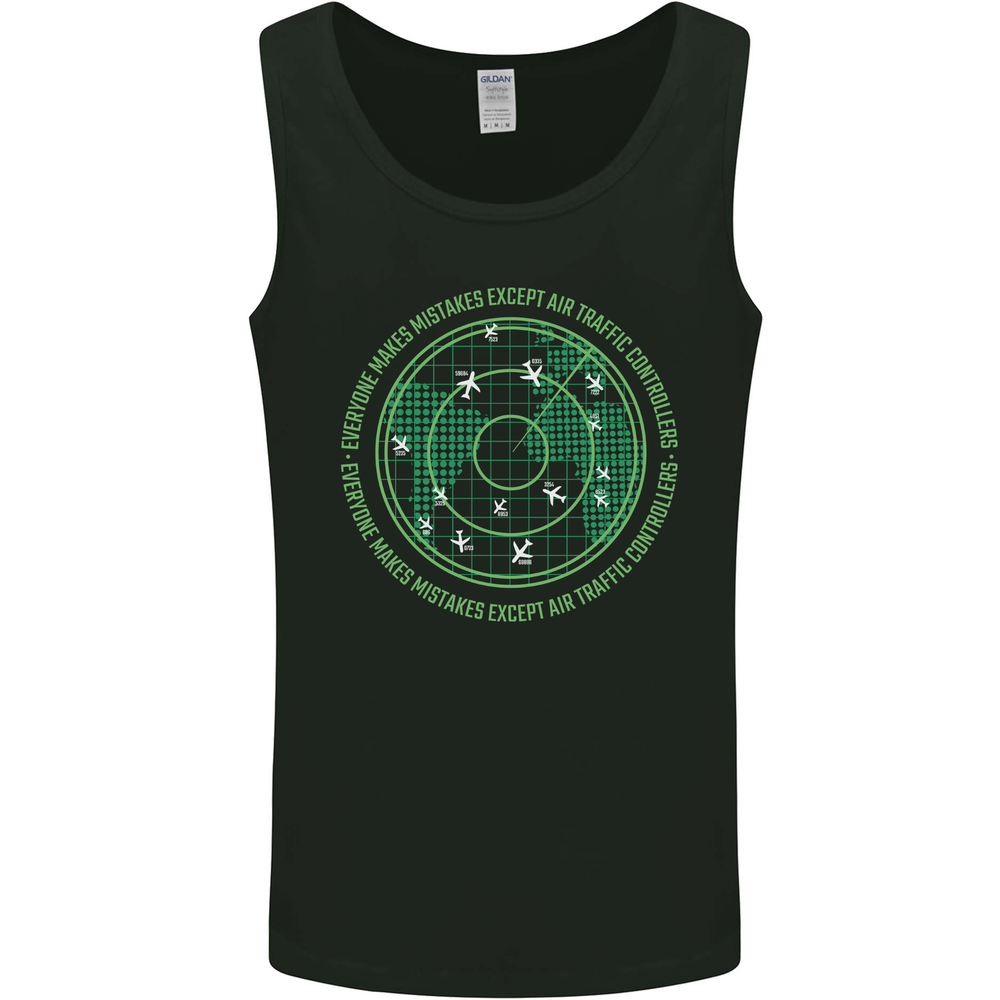 Everyone Makes Mistakes Air Traffic Controllers Mens Vest Tank Top