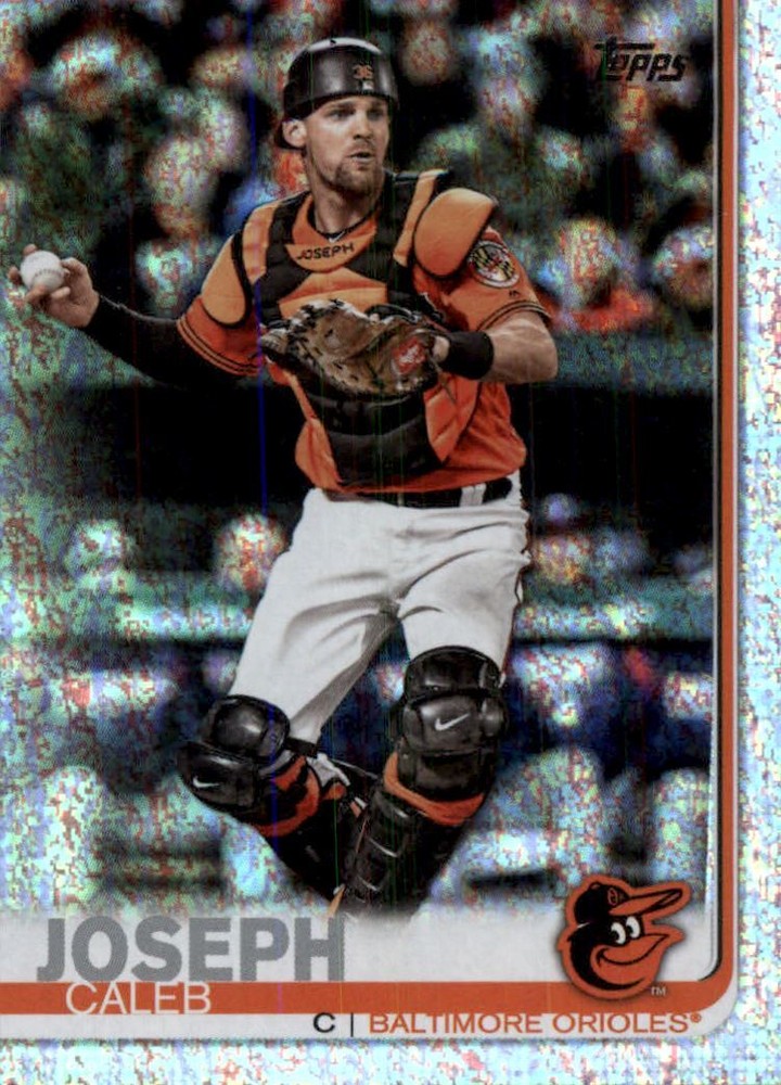 2019 Topps Factory Set Sparkle Foil #17 Caleb Joseph /162