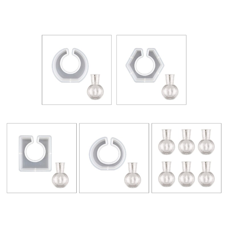 Vase Frame Silicone Mold Plant Propagation Station Resin Mold for Plant Flower