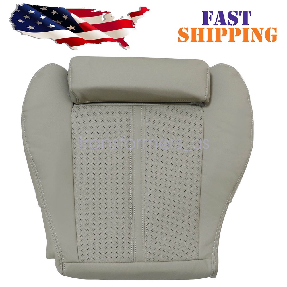 Fit For 2010-2016 Cadillac SRX Driver Bottom Perforated Leather Seat Cover Tan
