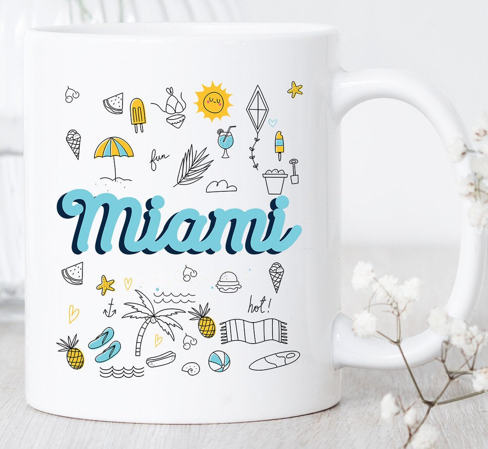 Miami Mug Miami Mug Miami Gift Miami Pride Miami Lover Gift Miami Coffee Mug