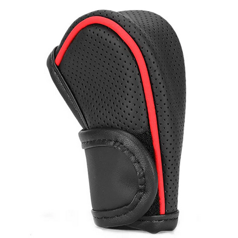Car Shift Knob Covers Gear Shift Leather Gear Sleeve Protector Auto Accessories