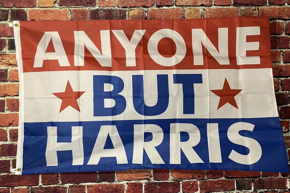 Anyone But Kamala Harris 2024 Flag FREE USA SHIP Donald Trump Republican 3x5'