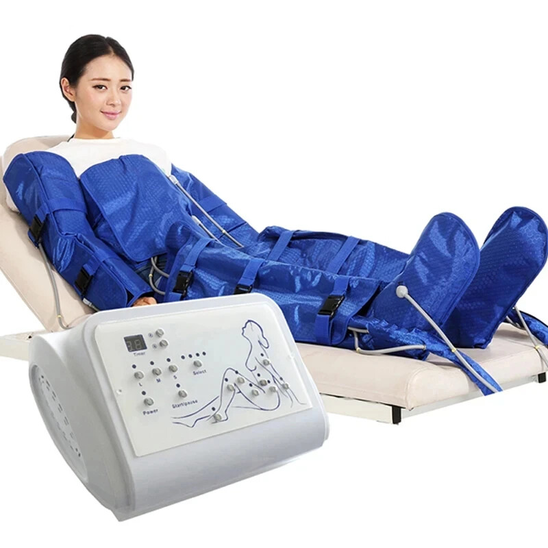 Air Wave Pressure Vacuum Therapy Machine Muscle Relax Leg Waist Body Massage New