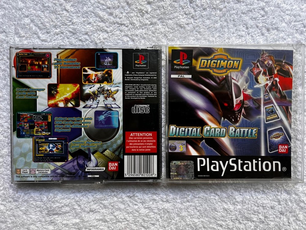 Digimon Digital Card Battle PlayStation 1 PAL PS1 English