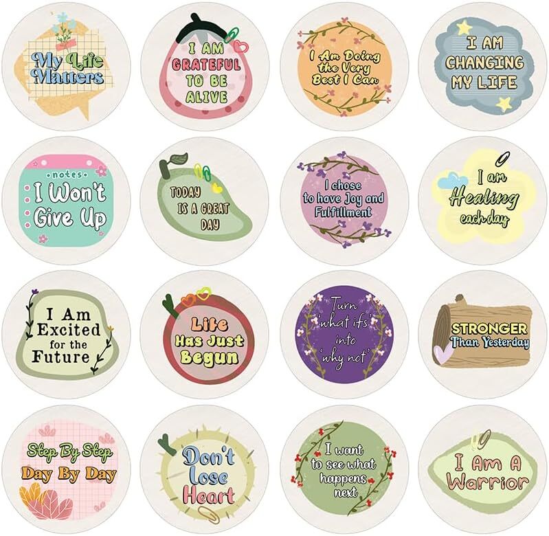 Empowering My Life Matters Stickers - 10 Sets with 16 Designs  