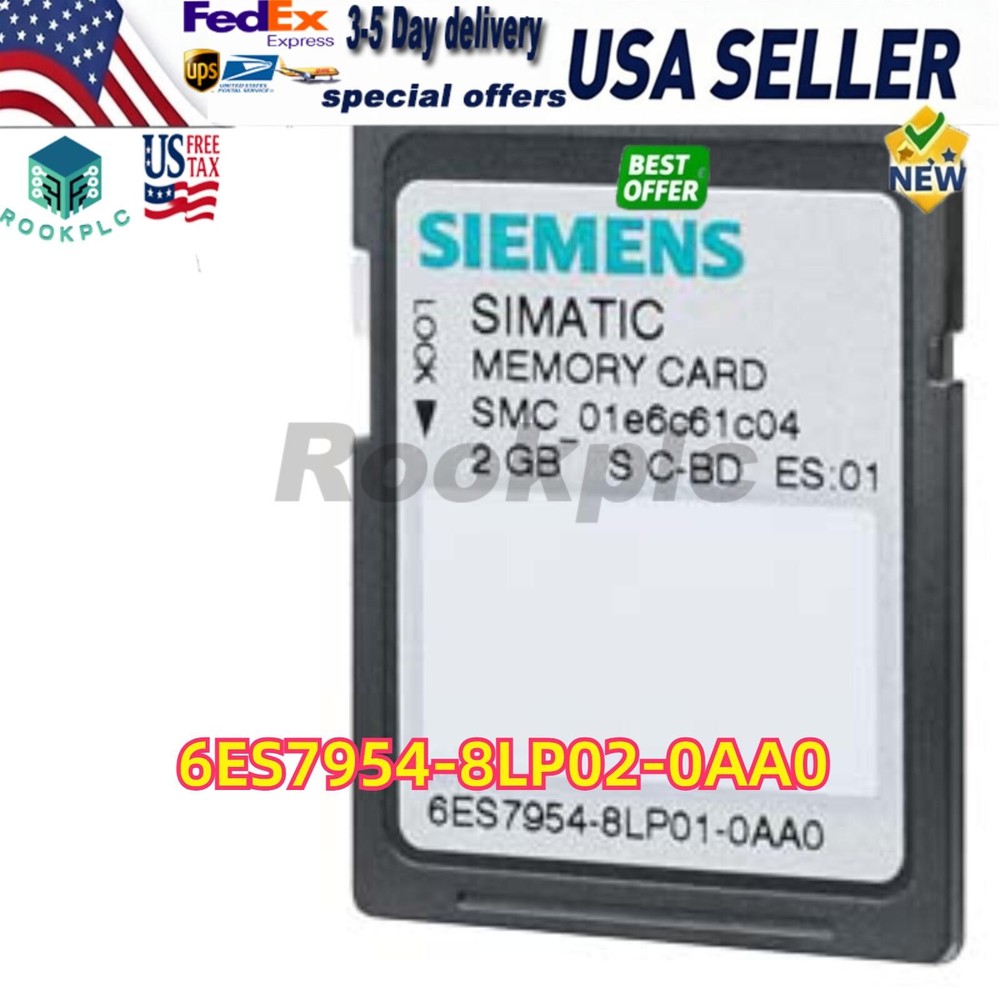 New Siemens SIMATIC S7 2GB Memory Cards 6ES7954-8LP02-0AA0 6ES7 954-8LP02-0AA0