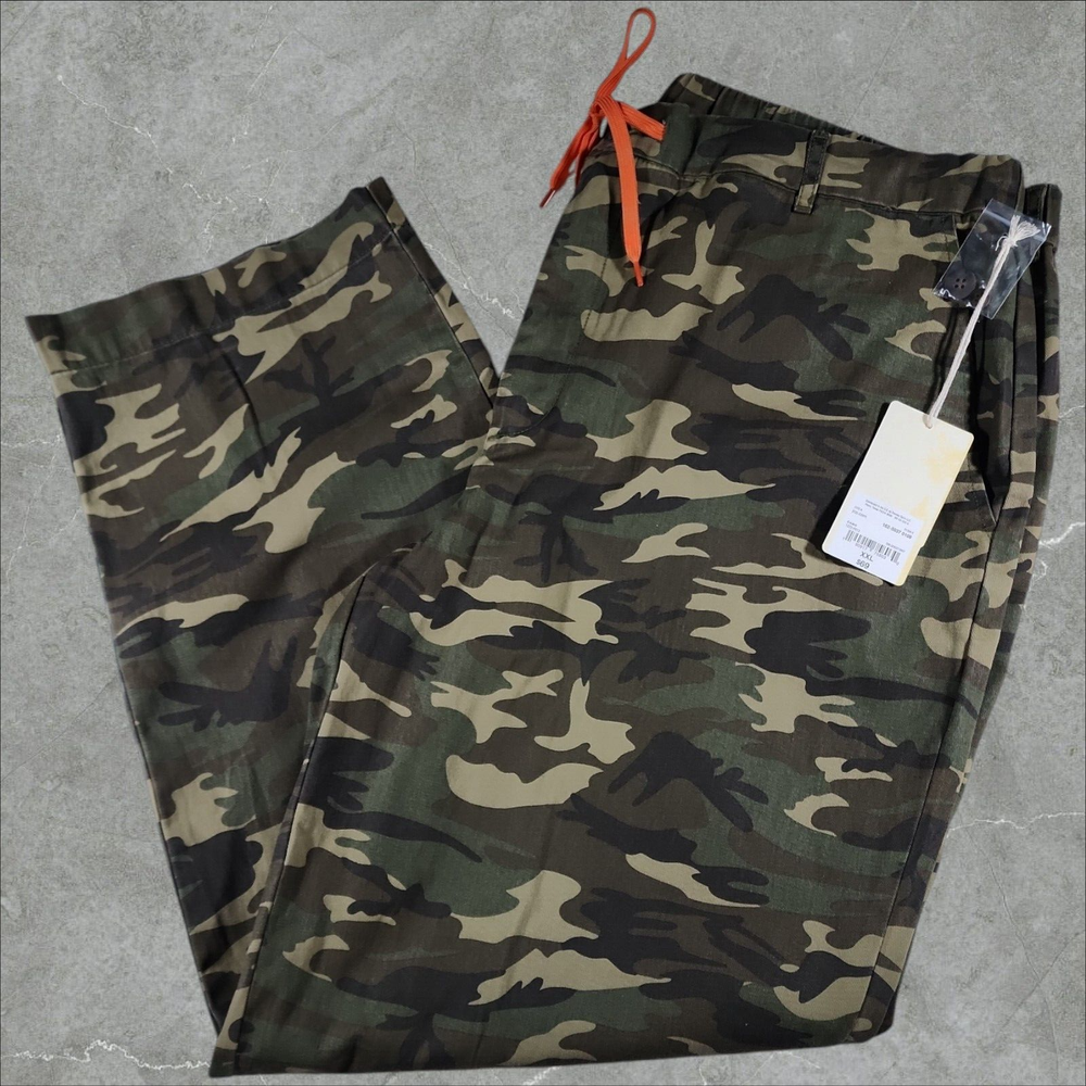 Walker Hayes Camo Flat Front Straight Fit Pants Men XXL NWT $69