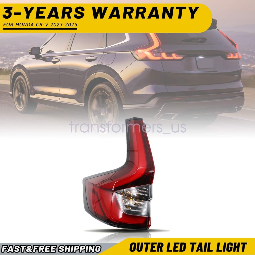 For Honda CR-V 2023 2024 2025 Outer LED Tail Light Left Driver Side 335503A0A01