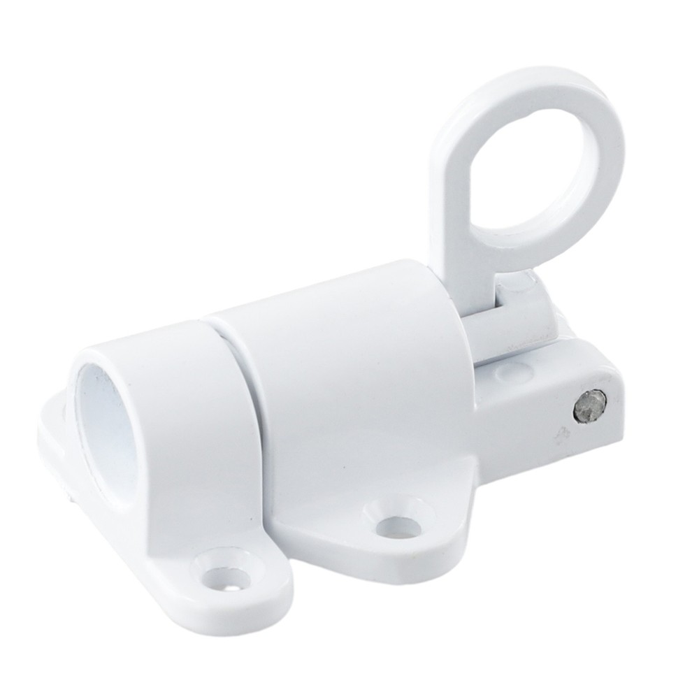 Ceiling Door Latch Hatch Lock Loft Replacement Sprung Tool Aluminium Alloy White
