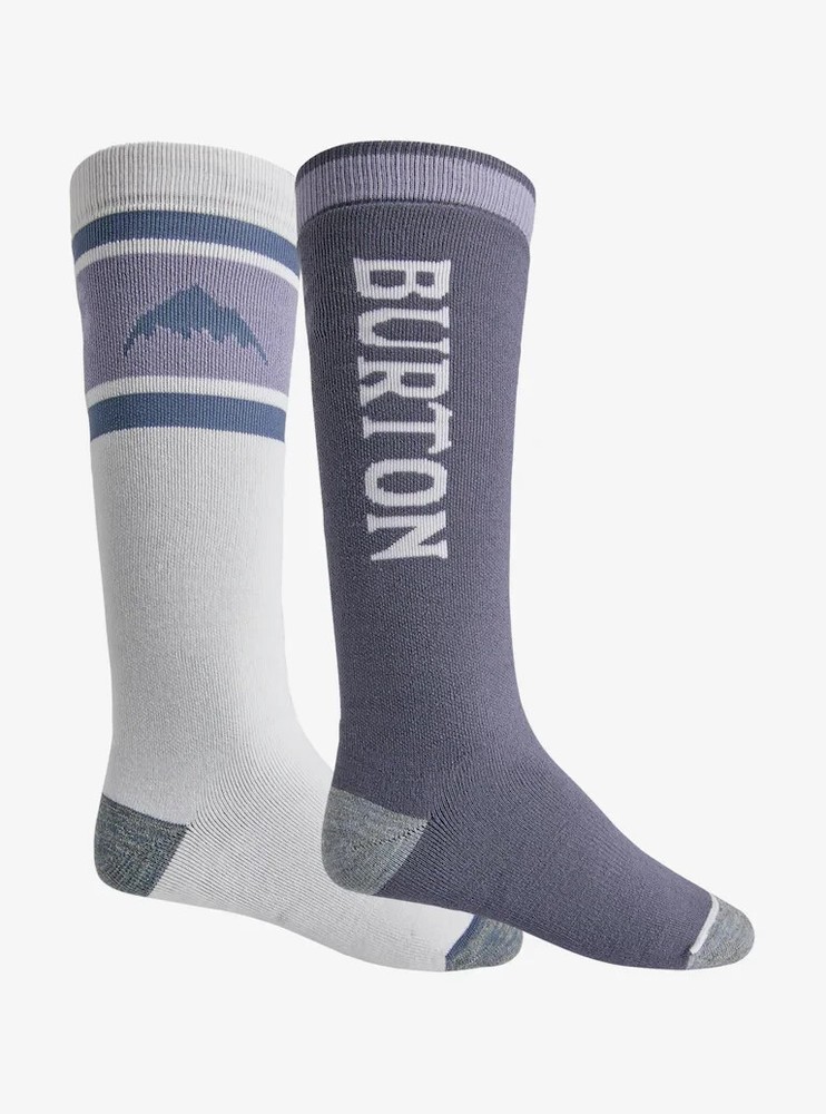 Men’s Burton Midweight Socks for Snowboarding Hiking and Skiing in White