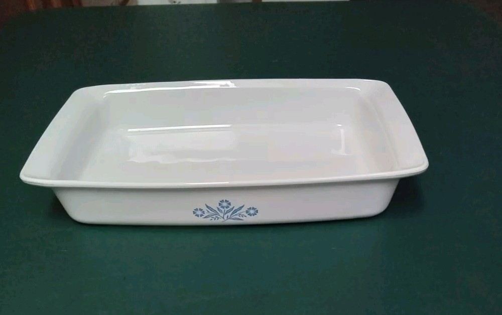 Vintage Corning Ware Blue Cornflower P-332 Lasagna Roaster Pan