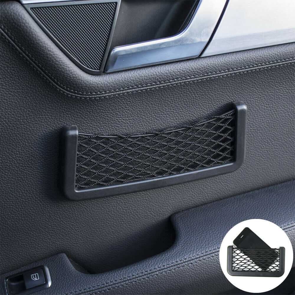2x Universal Car Storage Phone Holder Interior Body Edge Elastic Net Accessories