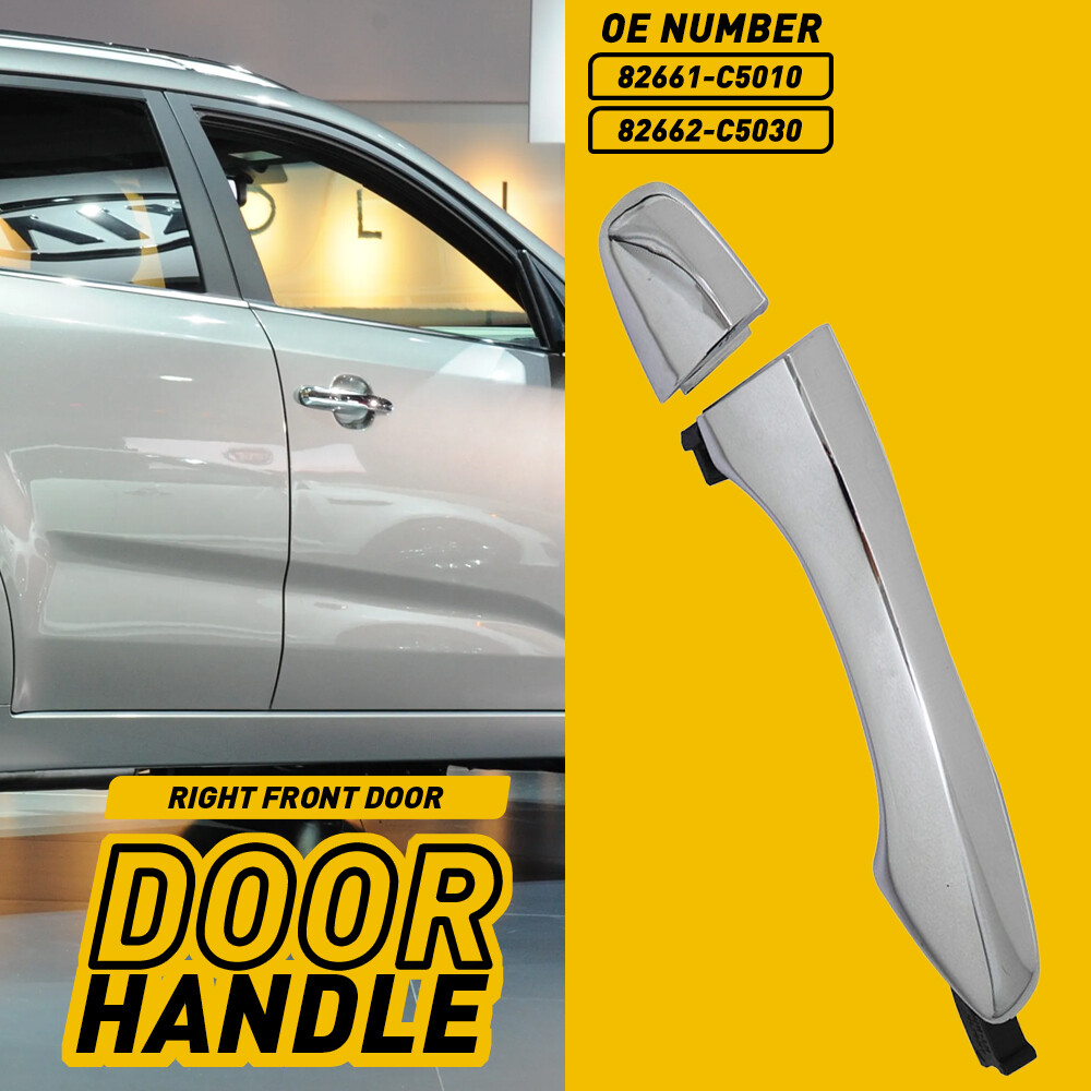 Chrome Outside Door Handle Front RH Passenger For 2016-20 Kia Sorento 82661C5010