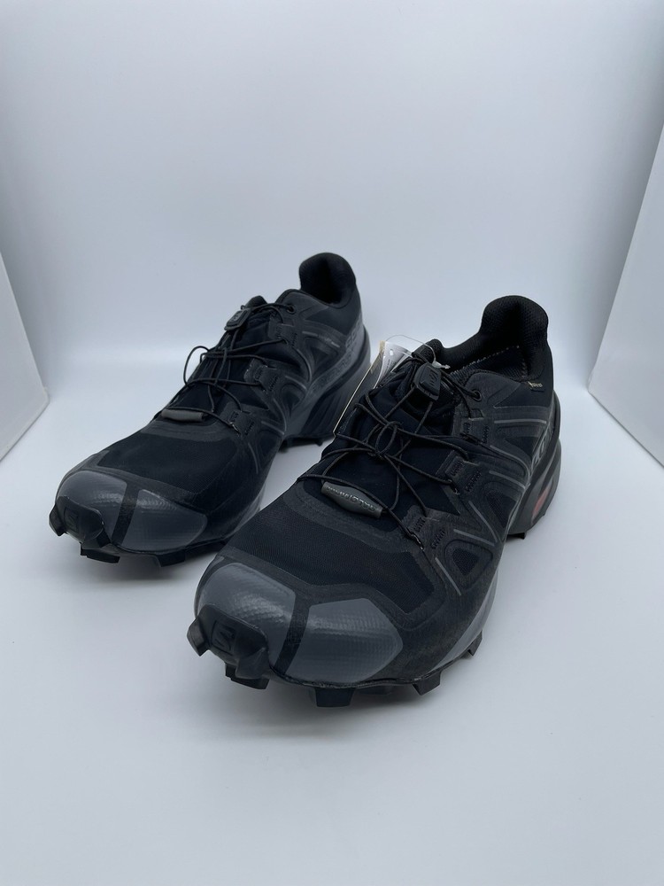 Salomon Speedcross GTX Mens Size 11 Black Gore-Tex Trail Running Sneakers New