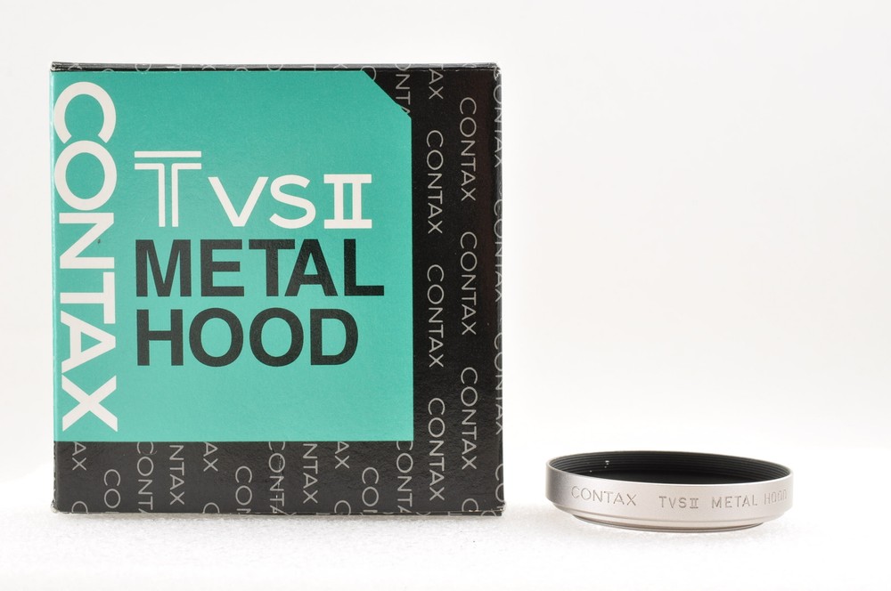 Contax TVS ii Metal Hood CX-TVS2 w/Box Near Mint From Japan #1161