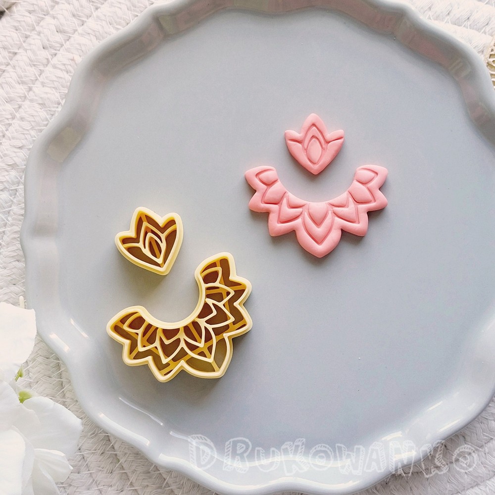 Earring Jewelry Shape Decoration 34 Polymer Clay Cutter For Earring Jewelry