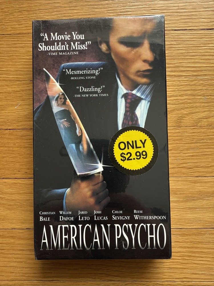 American Psycho (VHS, 2000, Rated)