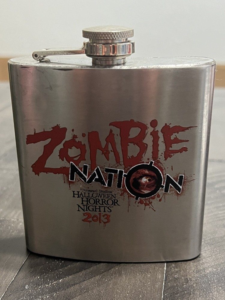 Universal Studios Halloween Horror Nights flask canteen 2013 zombie Nation