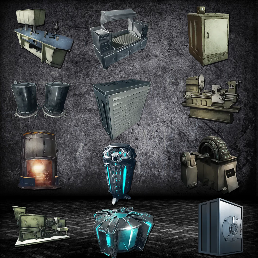 Ark Survival Ascended Industrial Structures Expansion for ASA PVE on Xbox PC and PS5