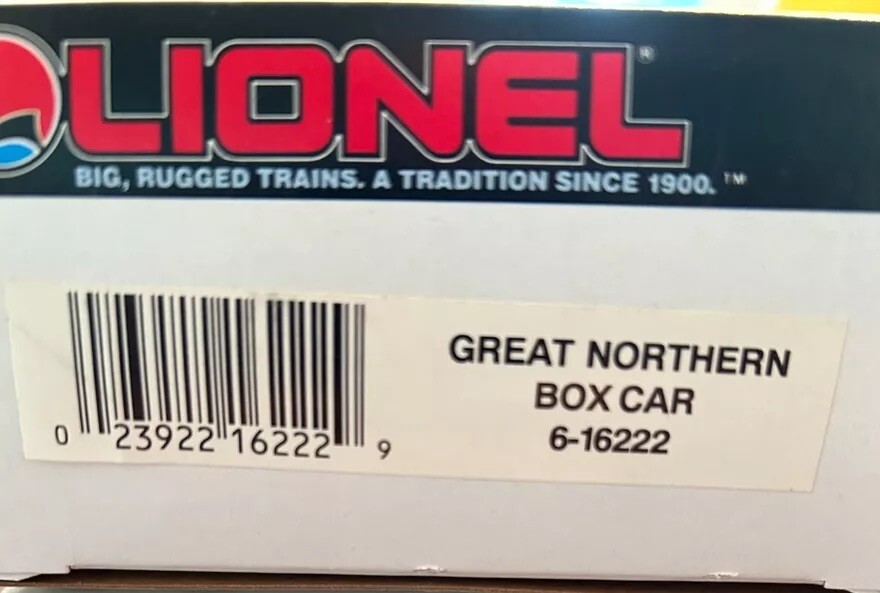 LIONEL Lot of 2 Cars. Great Northern Boxcars. All Come in orig. boxes