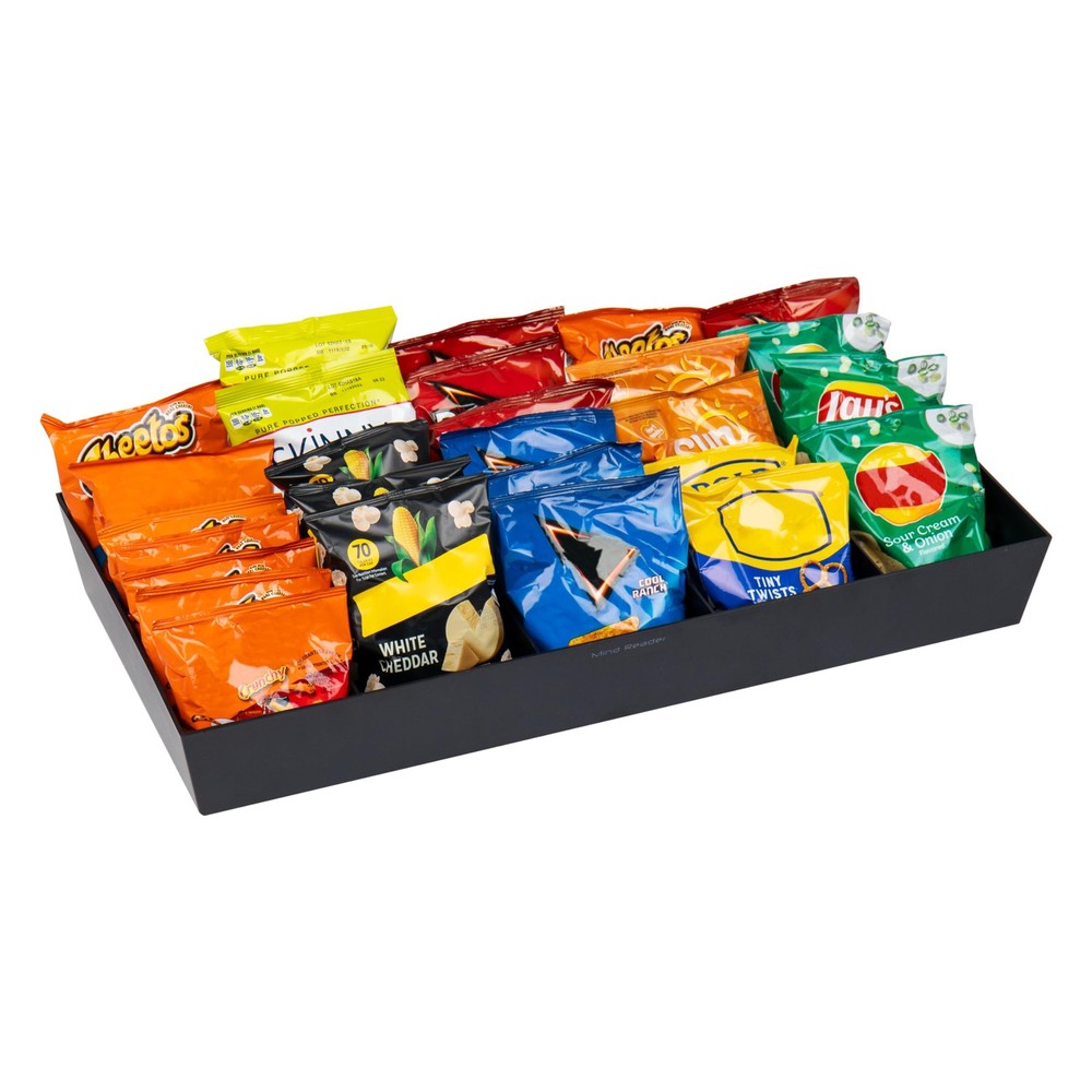 24-Inch Snack Tray Countertop Organizer for Pantry Breakroom or Kitchen