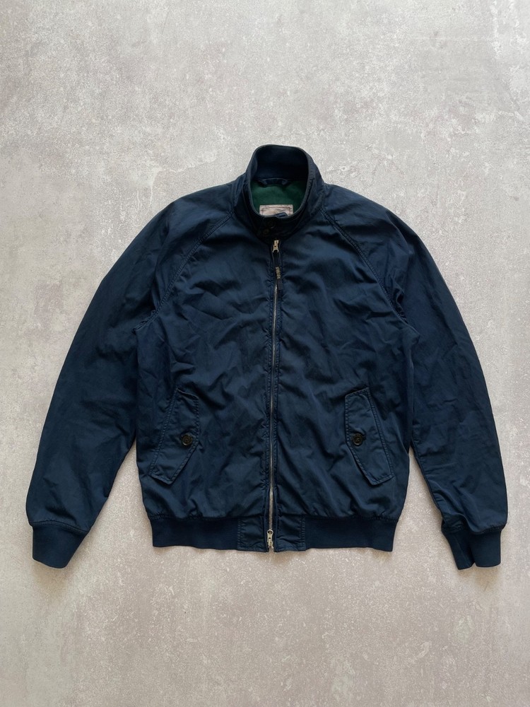 Baracuta G9 Mens Harrington Jacket Size 42 Navy Blue Made in England
