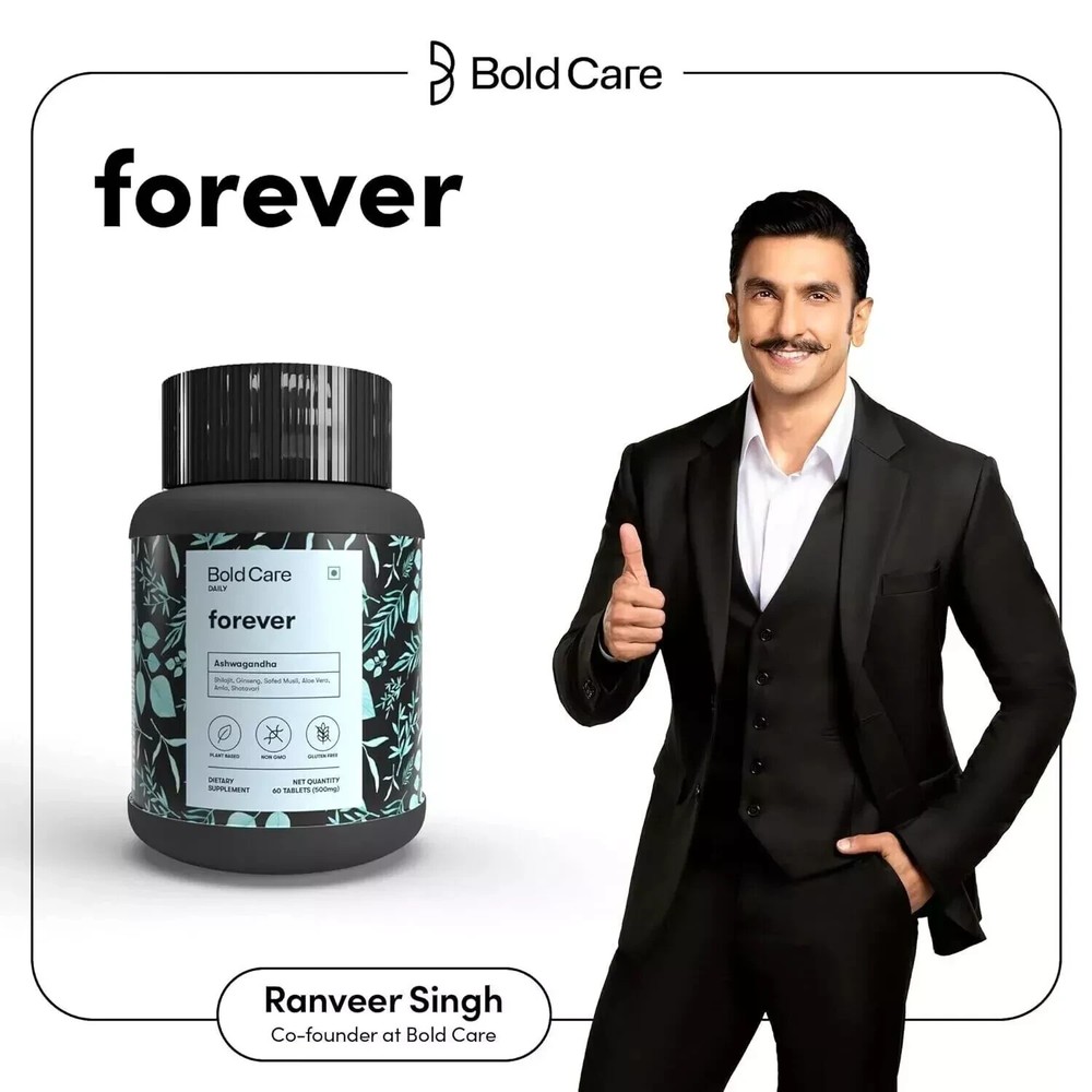 Bold Care Forever 60 Capsules - Ashwagandha & Stamina Booster Supplement